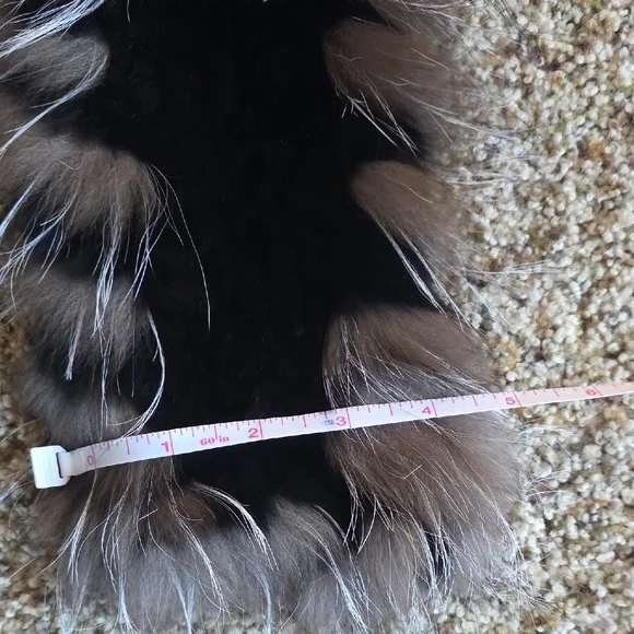 Dana Stein Rabbit And Fox Fur Scarf - Picture 6 of 8